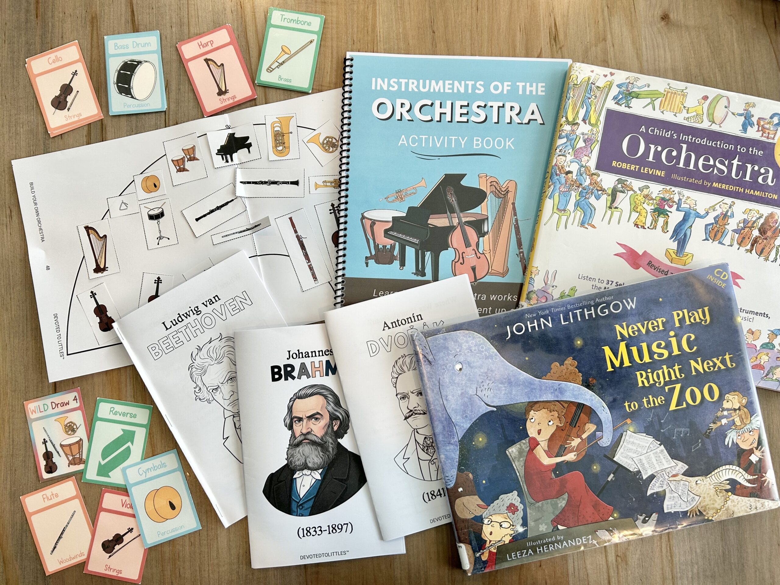 orchestra and instrument resources for homeschooling