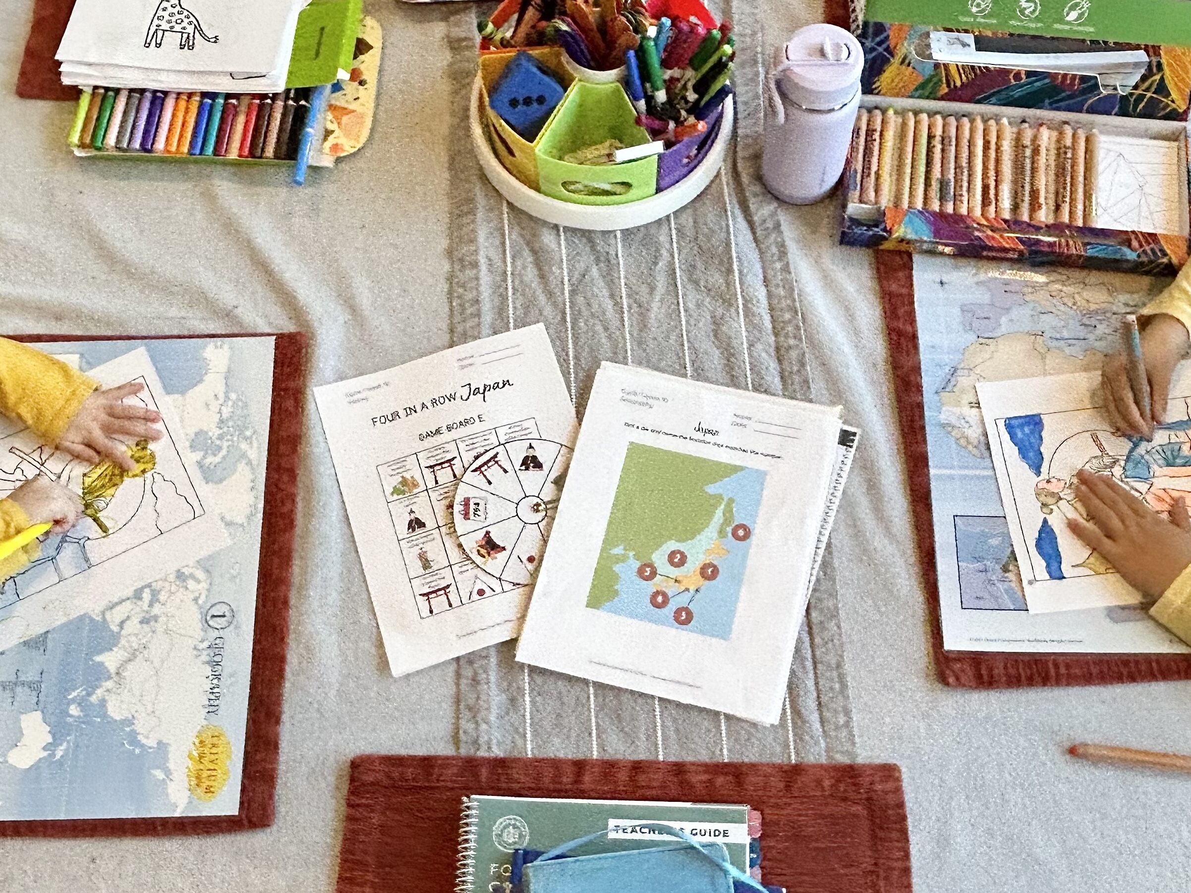 girls coloring history coloring pages at kitchen table