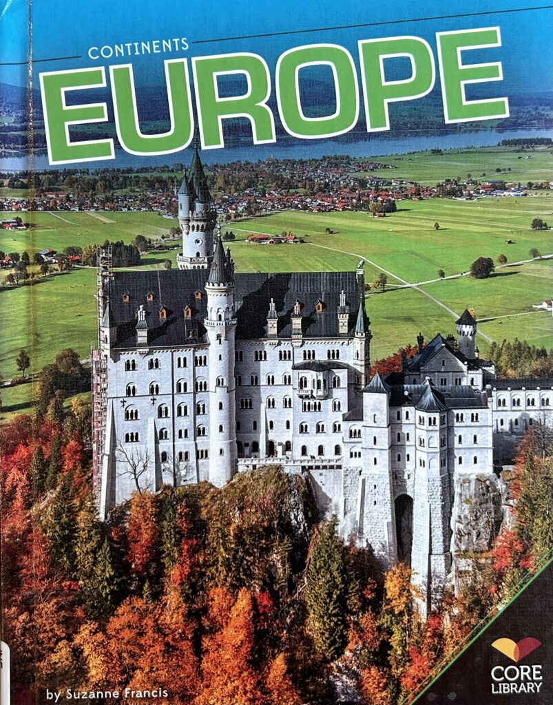 The book, Europe, by Suzanne Francis