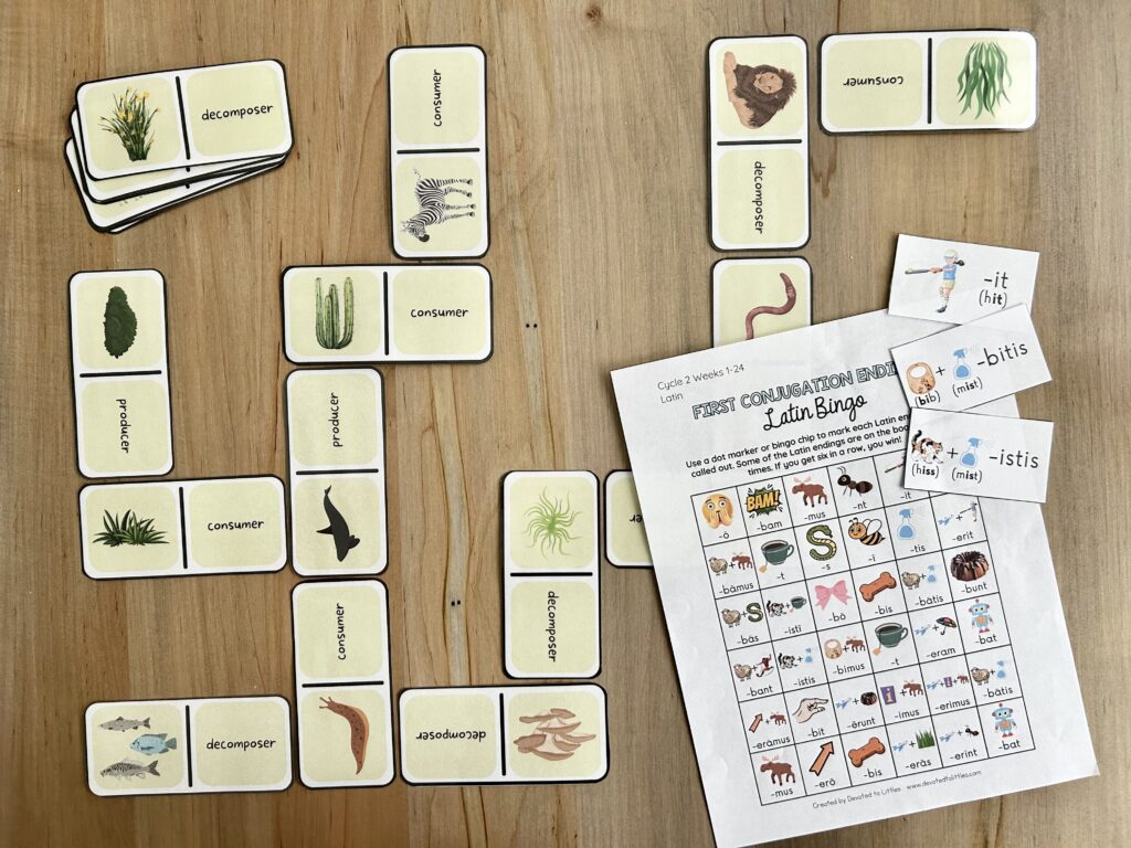 cycle 2 week 4 memory work games to play at home