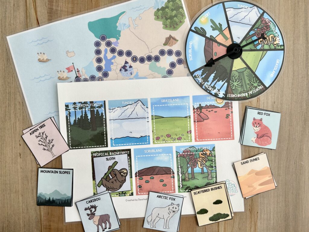 land biomes games to play at home