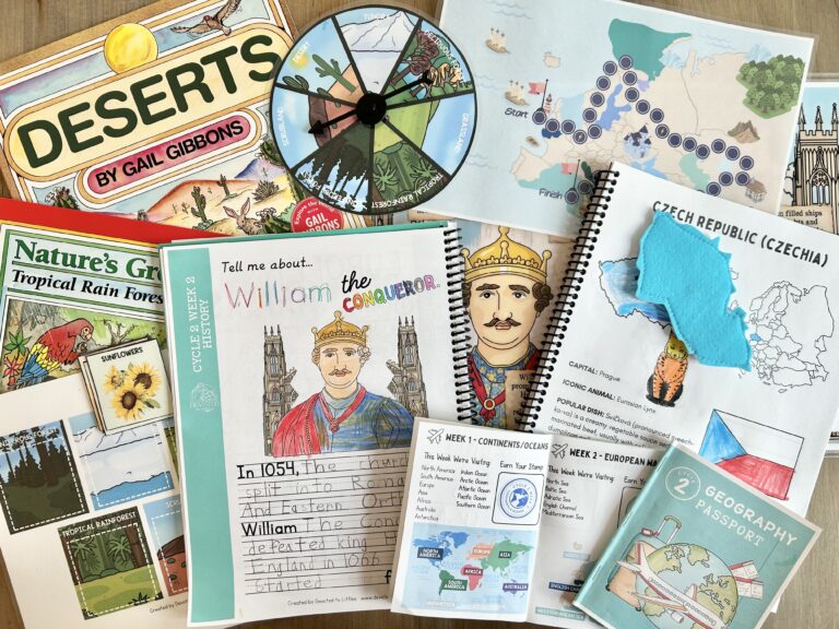 Cycle 2 Week 2 At Home Activities for Classical Homeschooling