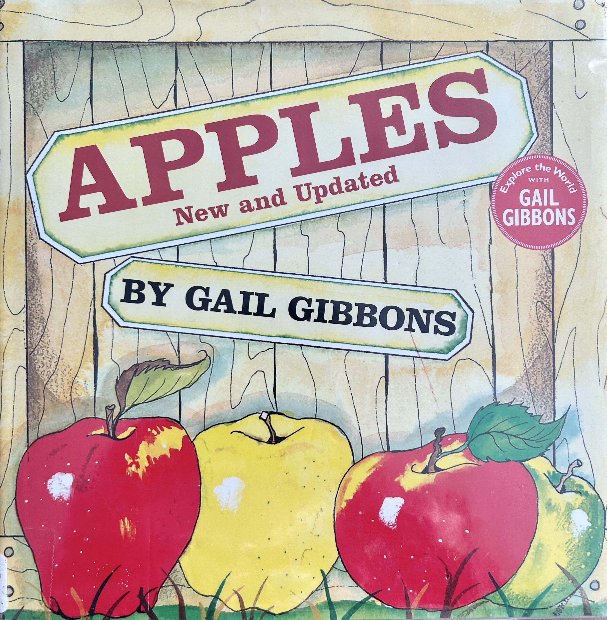 The book, Apples by Gail Gibbons.