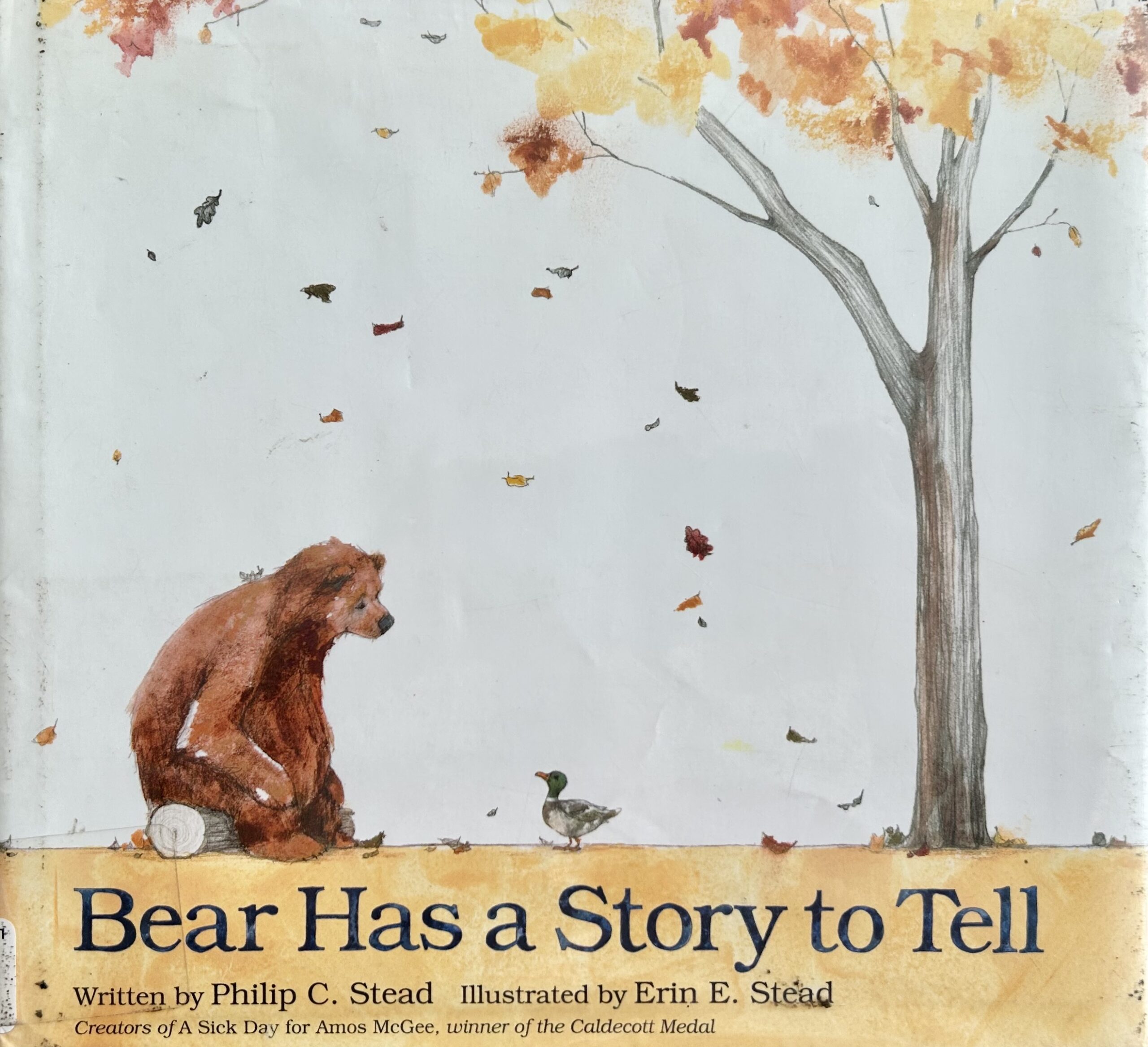 The book, Bear Has a Story to Tell by Philip Stead.