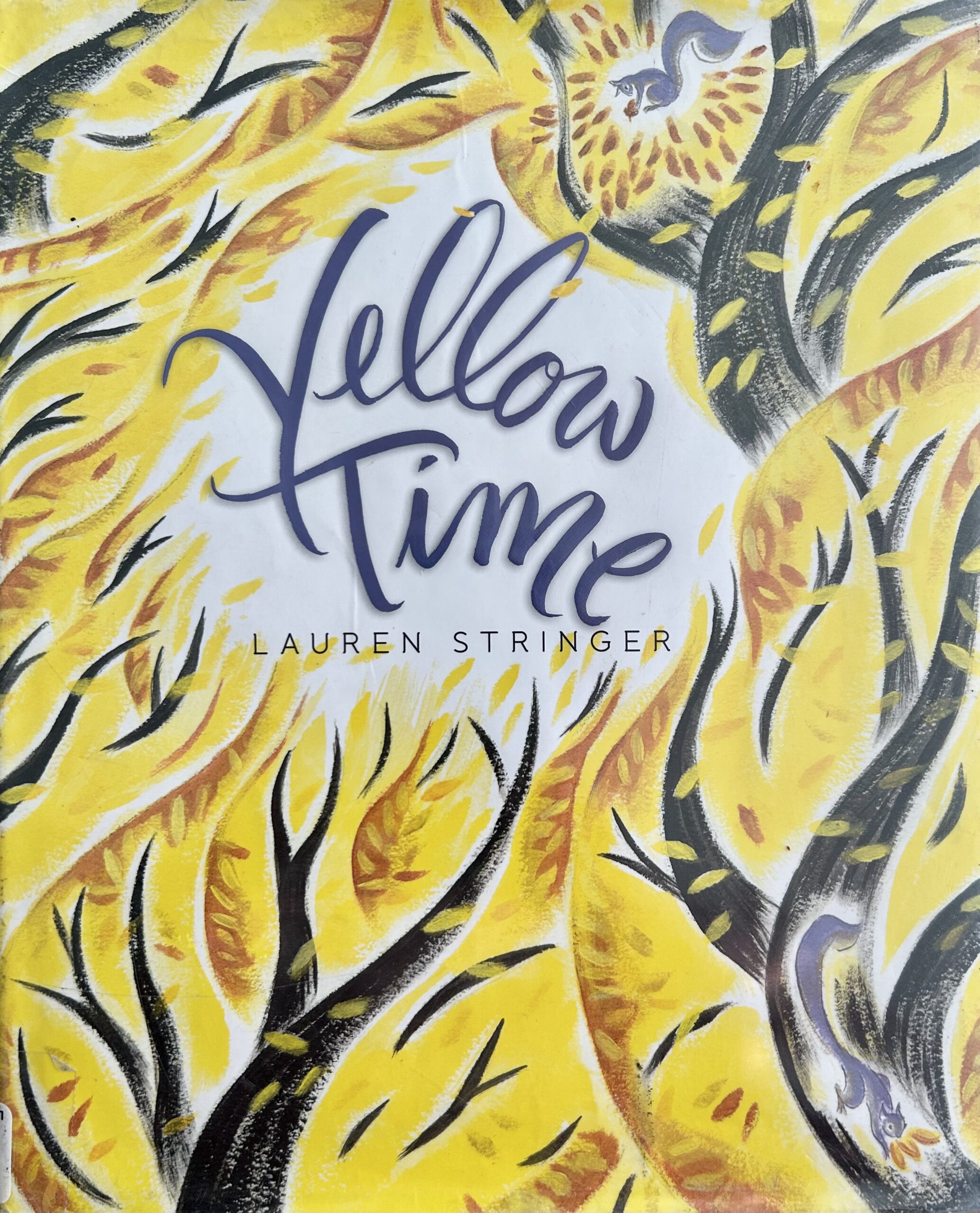 The book, Yellow Time by Lauren Stringer.