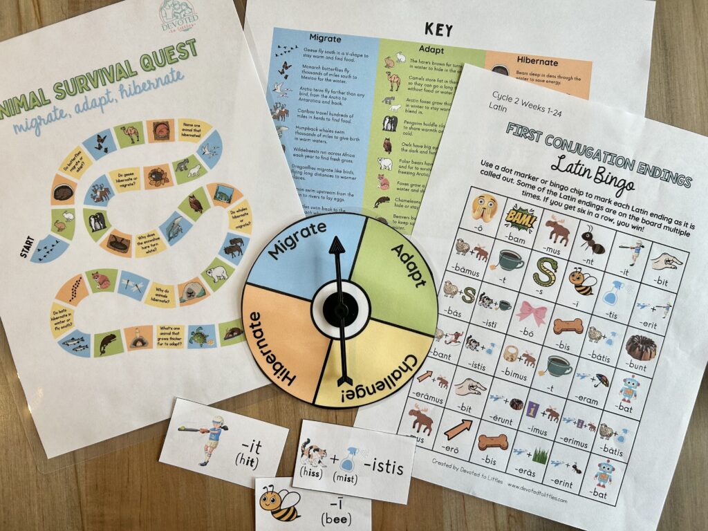 cycle 2 week 6 memory work games