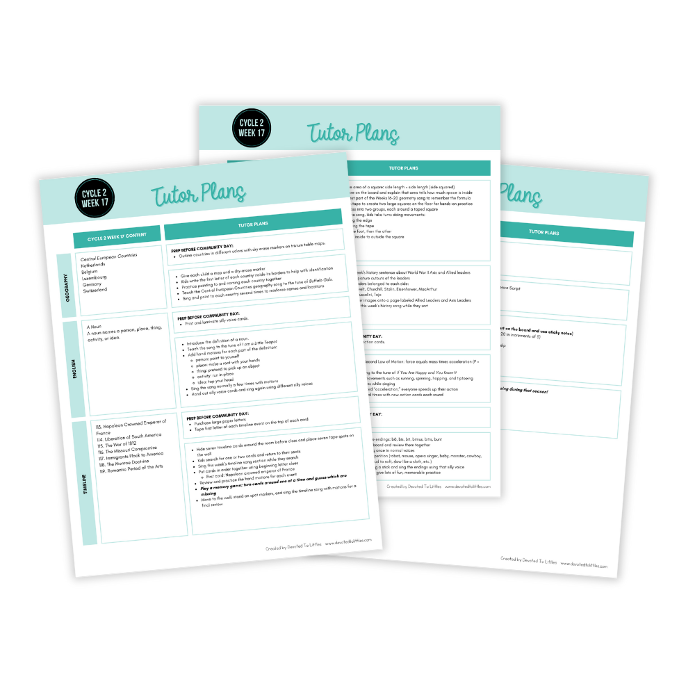 cycle 2 week 17 tutor plans template image