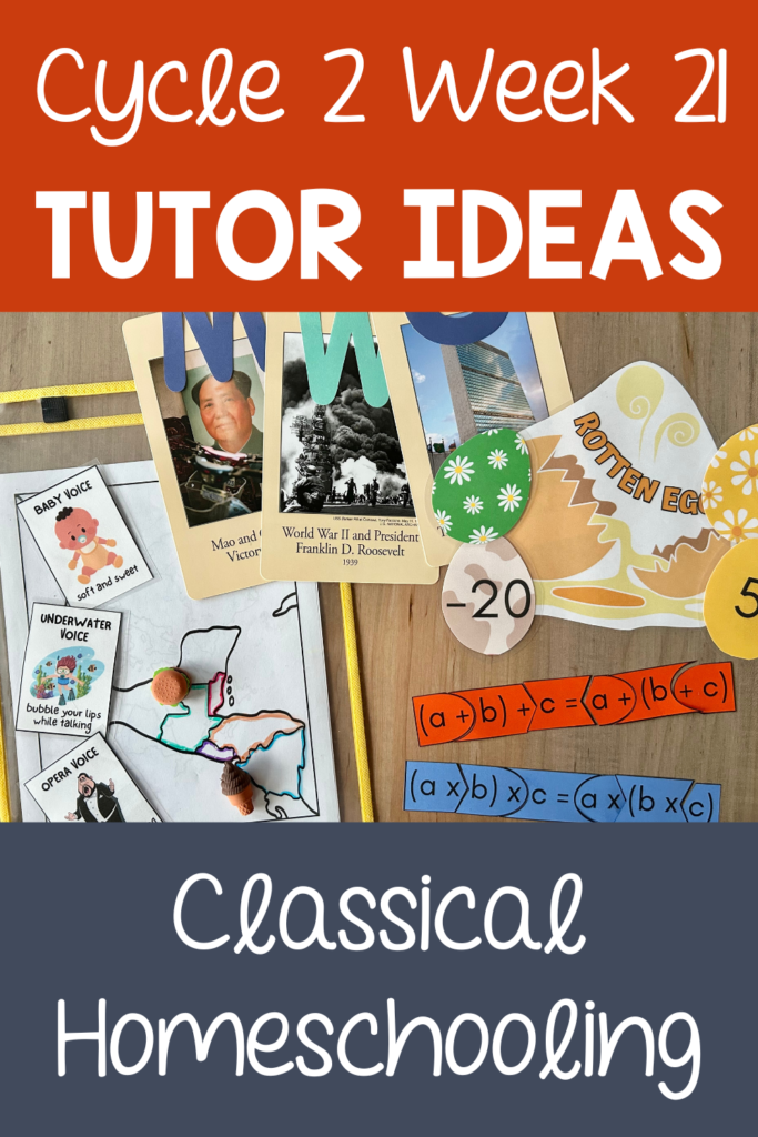 cycle 2 week 21 tutor plans pinterest pin