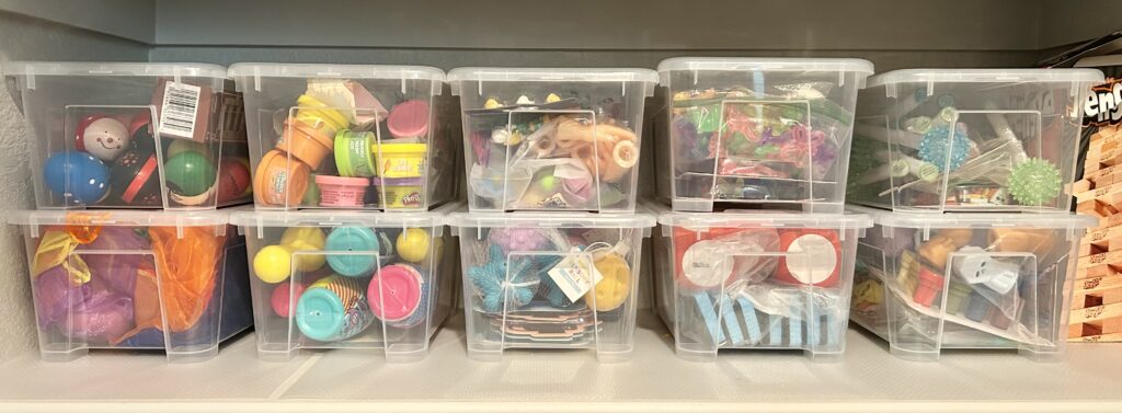 plastic closet storage containers