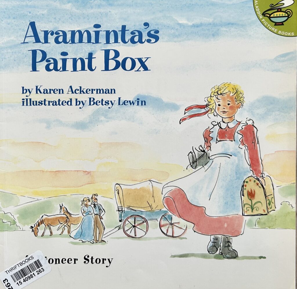 The book, Araminta’s Paint Box by Helen Craig and Linzi Hunter