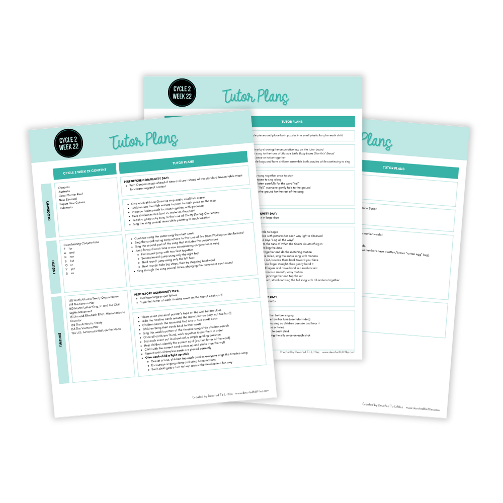 cycle 2 week 22 tutor plans template image