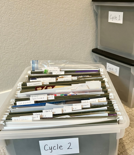 cycle 2 file folders