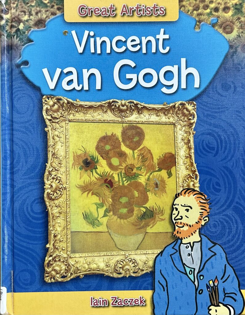 The book, Vincent van Gogh by Iain Zaczek.