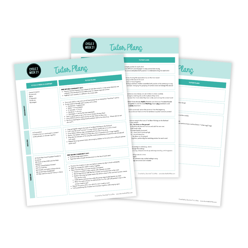 cycle 2 week 21 tutor plans template image