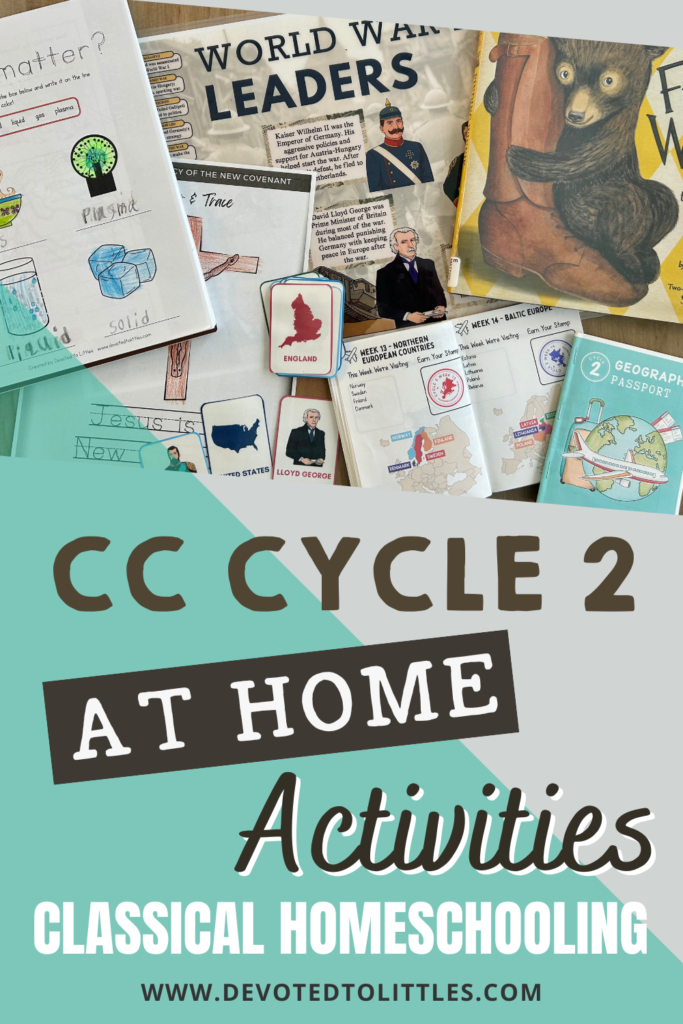 cycle 2 at home activities pinterest pin