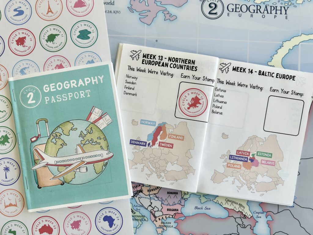 week 13 geography passport and stamps