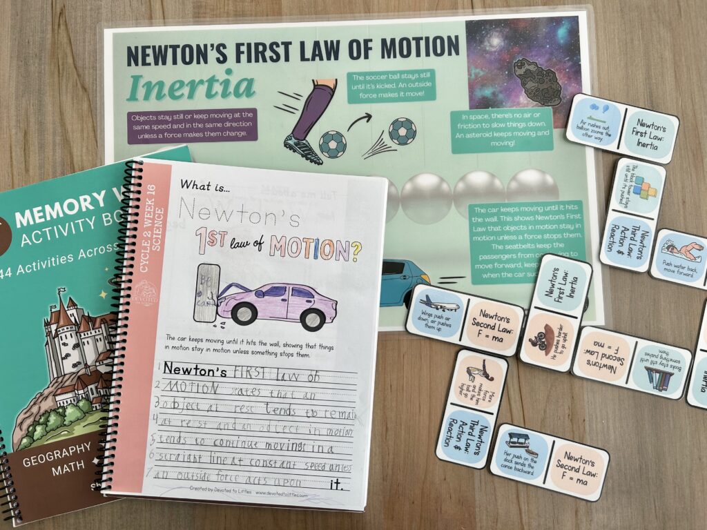 cycle 2 week 16 science activities on table