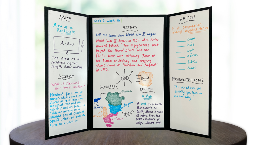 cycle 2 week 16 tutor board