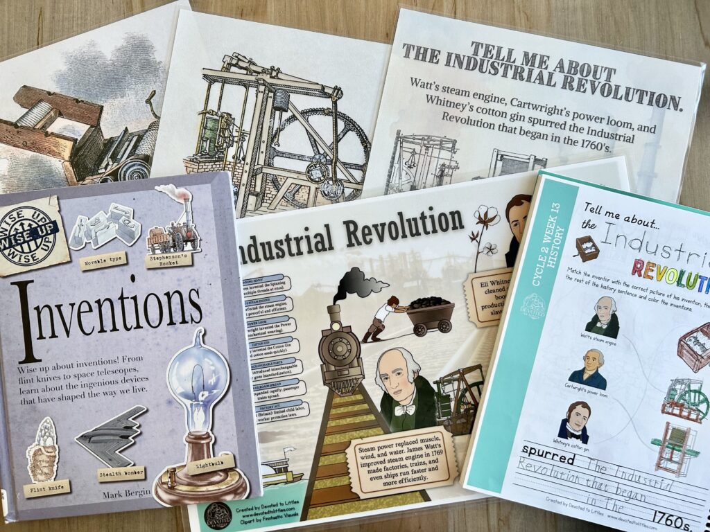 industrial revolution activities on table