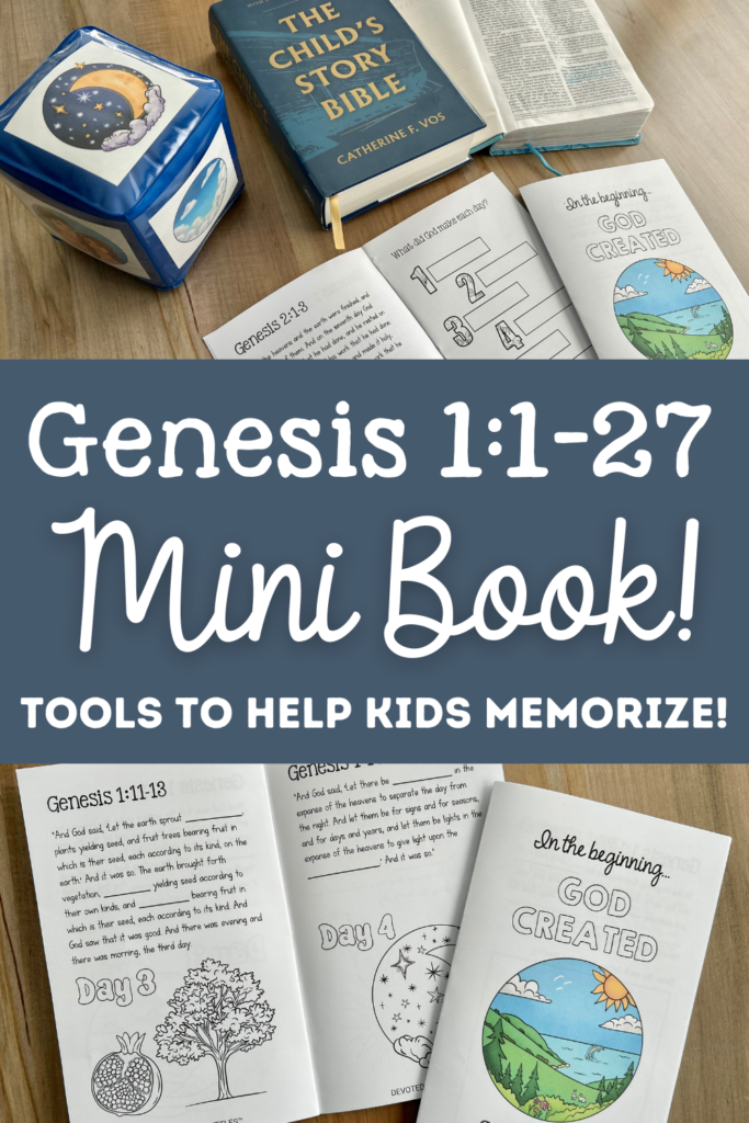genesis mini book pinterest pin