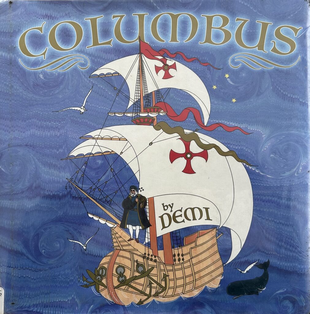 The book, Columbus by Demi