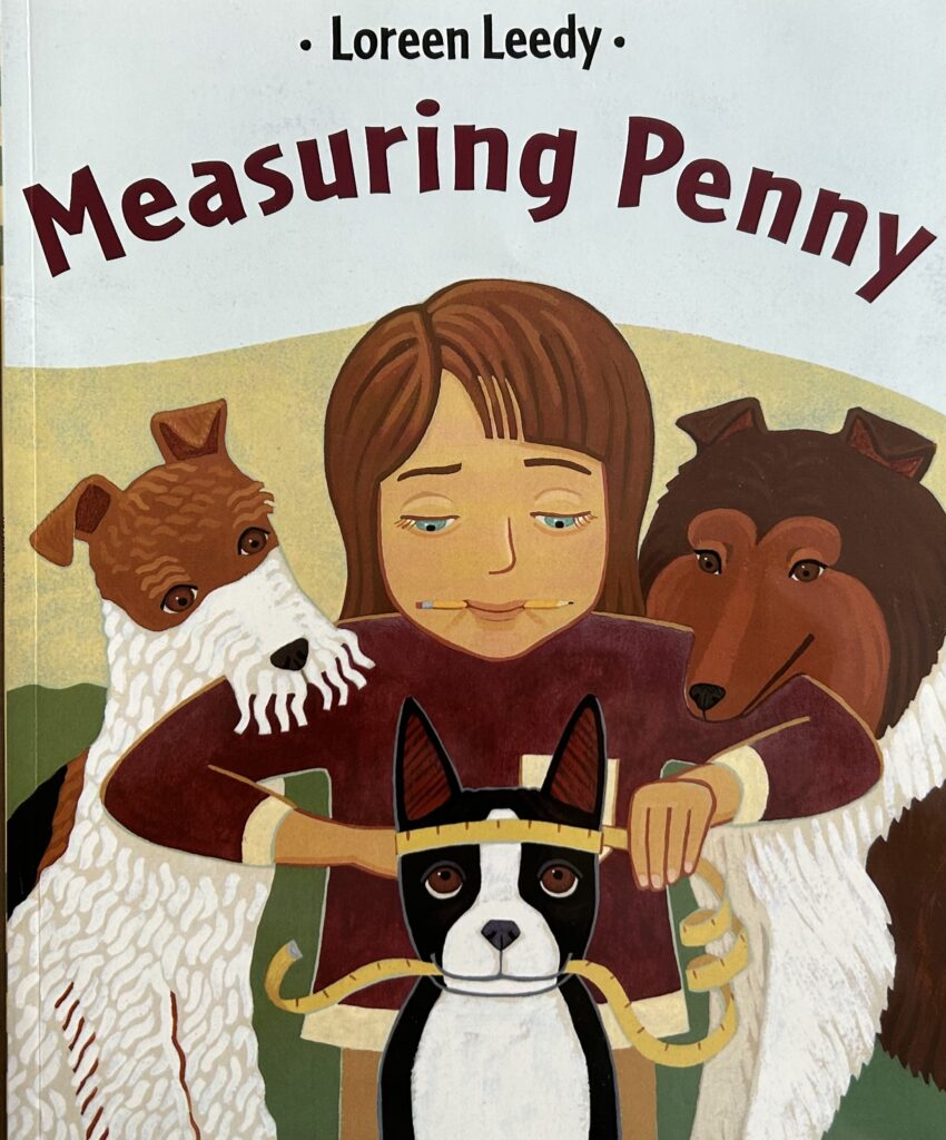 The book, Measuring Penny by Loreen Leedy